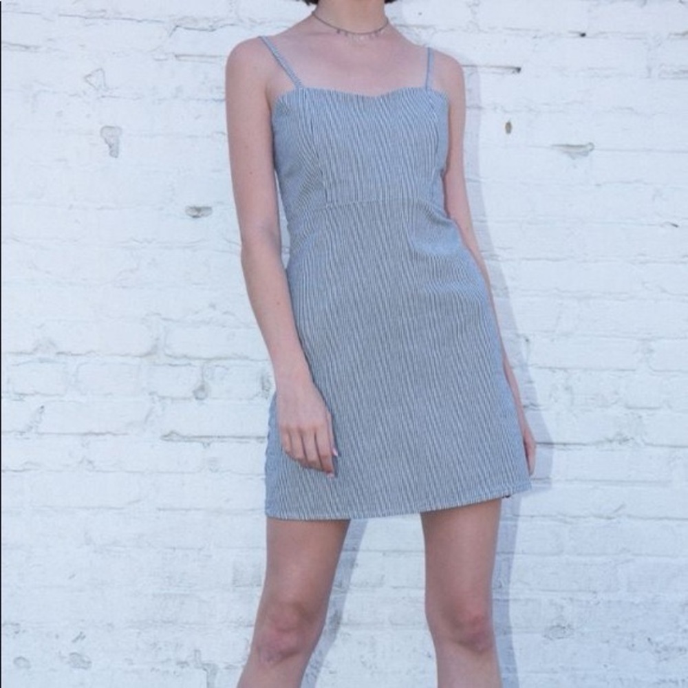 Brandy Melville Striped Blue Dress